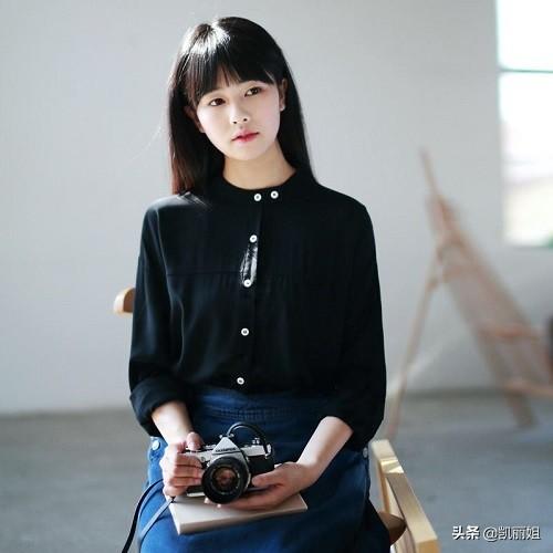 女士黑色衬衣怎么搭配(图30)