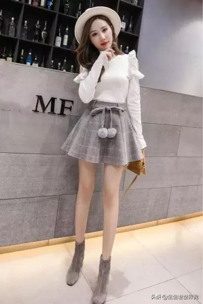 格子连衣裙冬日如何搭配(图8)