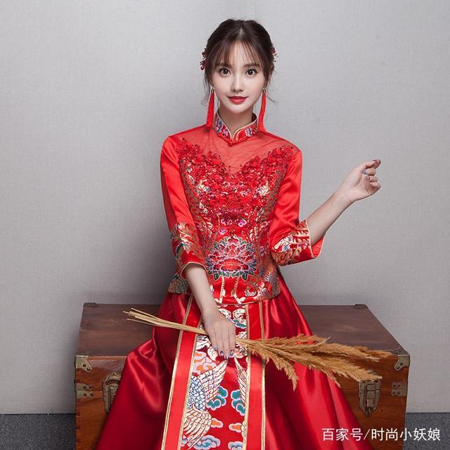 新娘礼服 唐装 旗袍,新娘礼服 唐装 旗袍图片