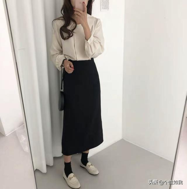 黑色包臀长裙怎么搭配(图20)