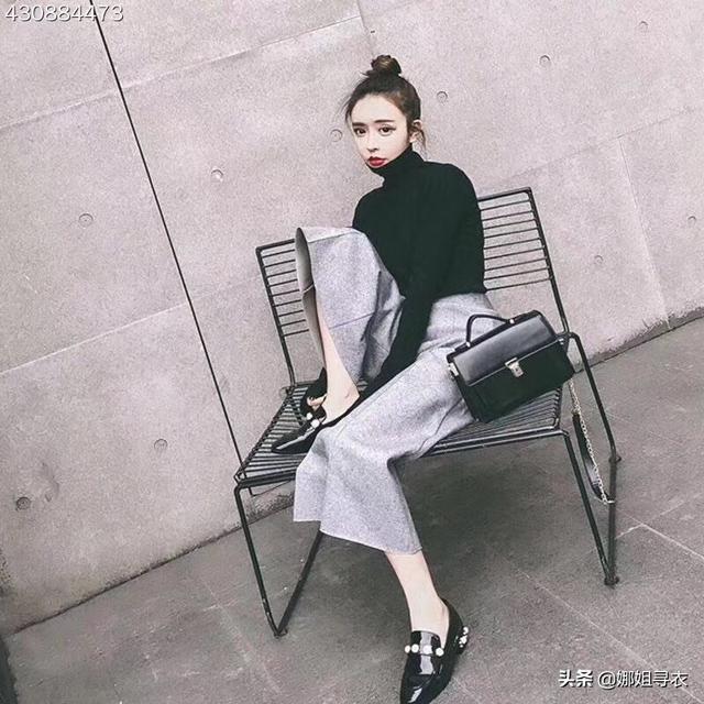 高领短袖女夏天如何搭配(图4)