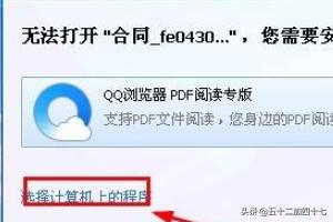 pdf文件打开-电脑上怎么打开PDF文件？