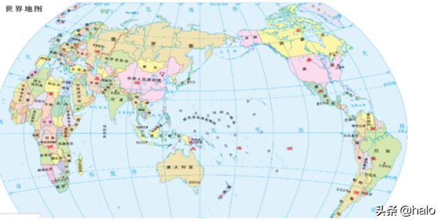 全球地区划分-全球地区划分图