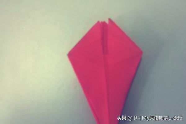 百合花折纸-百合花折纸教程