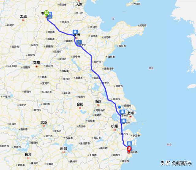 浙江去河北火车路线，浙江去河北火车路线图