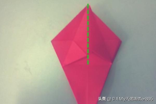 百合花折纸-百合花折纸教程
