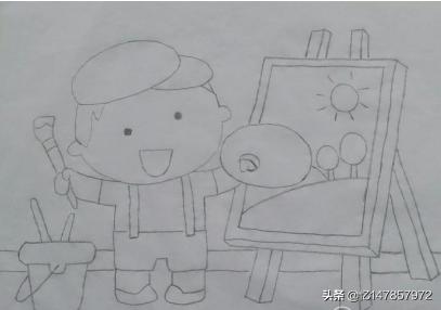 学生的简笔画 怎么画图片,学生的简笔画 怎么画图片大全