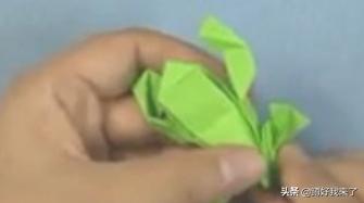 可以吃的小青蛙怎么折纸(图35)