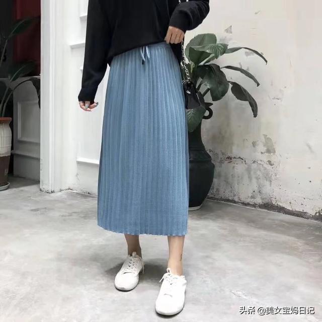 针织半身长裙怎么搭配(图6)
