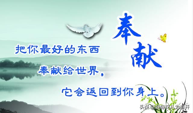 奉献的事例名人（奉献的事例2021）