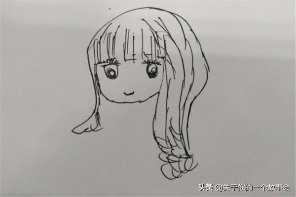 女孩卡通图片（卡通人物女孩彩色简笔画怎么画？）