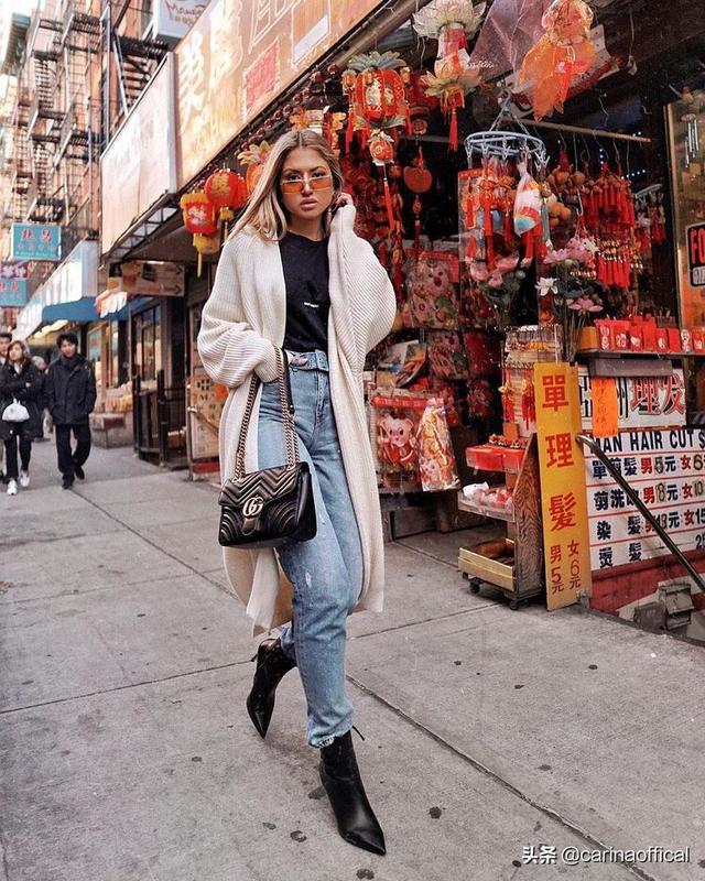 针织开衫如何搭配秋天女(图12)