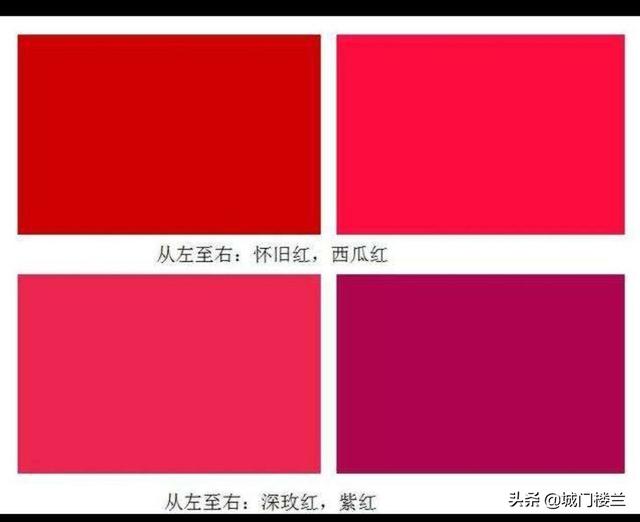 红色系的寓意？：红色系