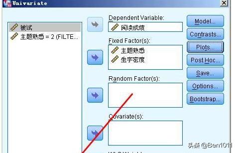 spss如何画出交互作用图