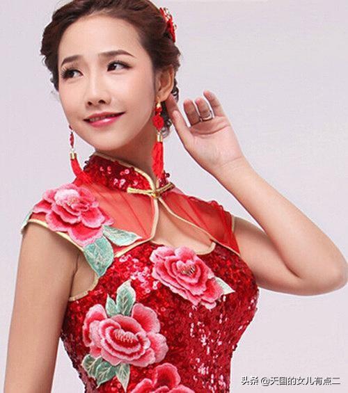 女士旗袍婚庆布置，女士旗袍婚庆布置效果图