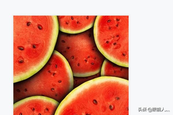 夏季吃西瓜照片怎么拍的