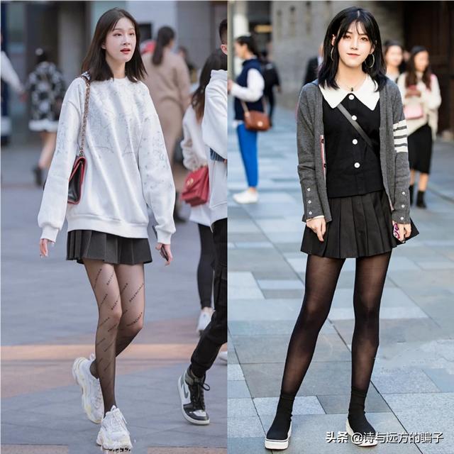 如何优雅的搭配黑色丝袜(图5)