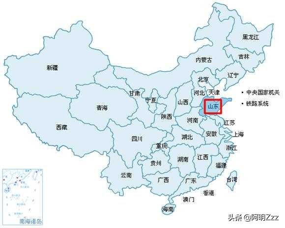 天地山东地图（山东省地图面积排名？）