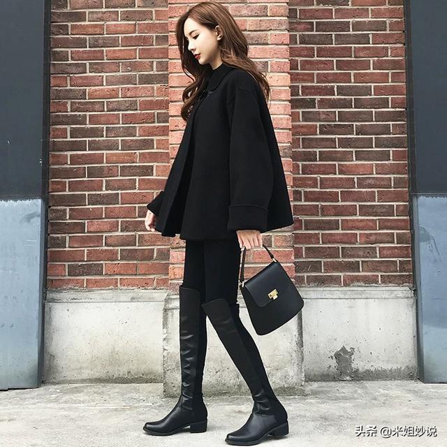 黑色风衣礼服式如何搭配(图3)