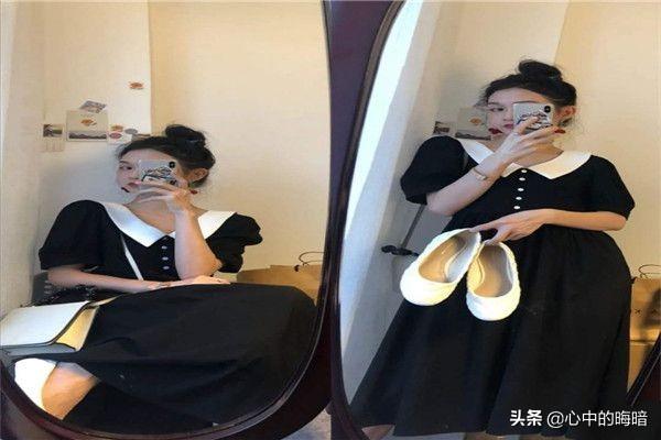 休闲黑裙子如何搭配鞋子(图3)