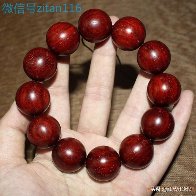 小叶紫檀手串怎么鉴别真假(图7)