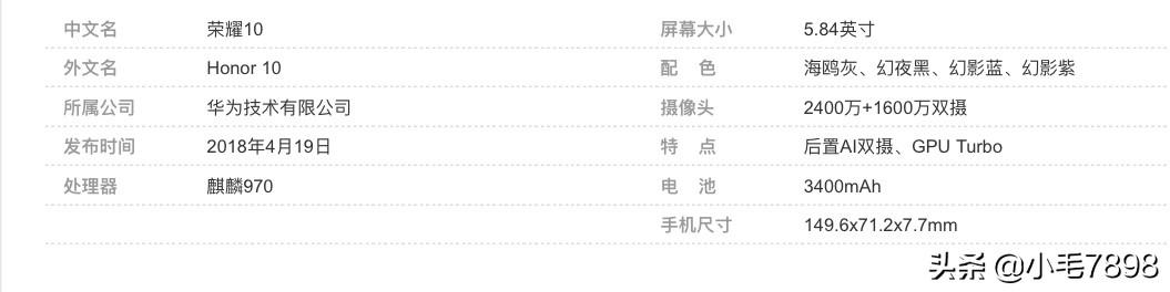 华为畅享9s华为畅享9s参数配置
