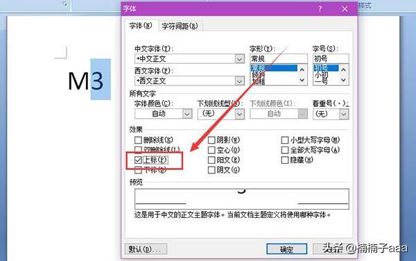 word上标怎么打(图4)