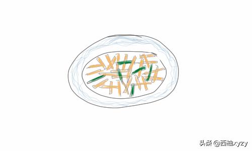 食物如何搭配营养简笔画(图18)