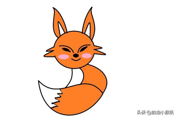 狐狸怎么画简单又漂亮(图7)