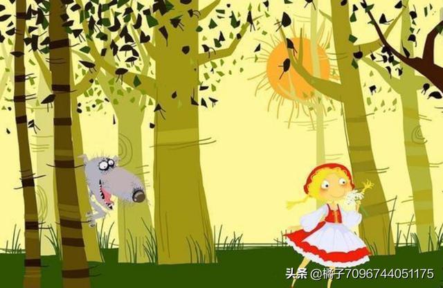童话故事大全动画片小红帽（荡漾童话故事小红帽被大灰狼和树精干了）