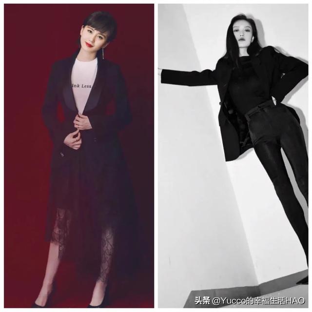 黑色学院风西装如何搭配(图20)