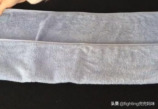 韩国人泡澡的头巾怎么叠