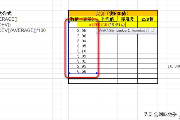 rsd的计算方法？：rsd计算