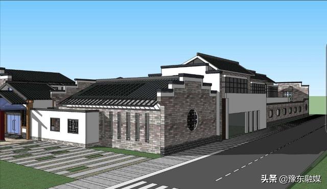 新中式展示区景观设计（中式售楼部景观示范区文案？）