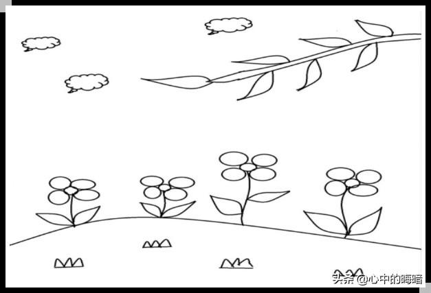 兒童簡筆畫:美麗春天的畫法?