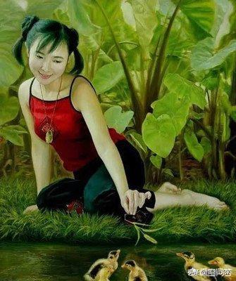 中国最裸的油画(女裸父画，炒作还是艺术)