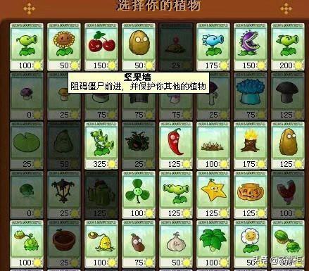 植物大战僵尸名字植物大战僵尸名字大全