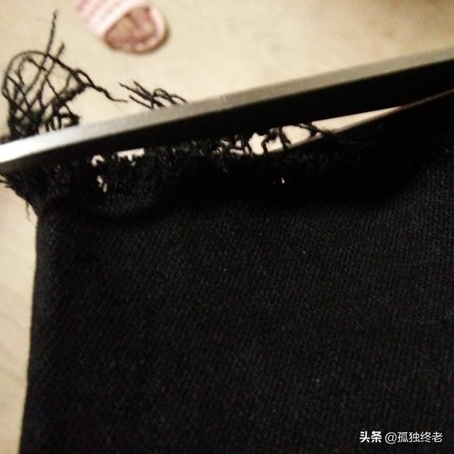 毛邊牛仔褲太長了直接剪掉可以嗎？