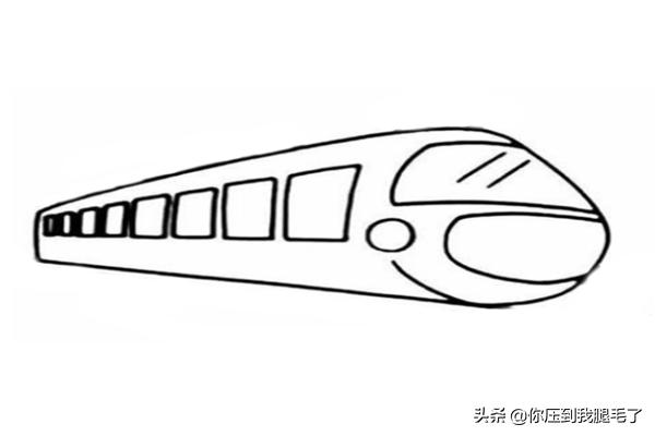 高铁路线怎么画简单，高铁路线简笔画