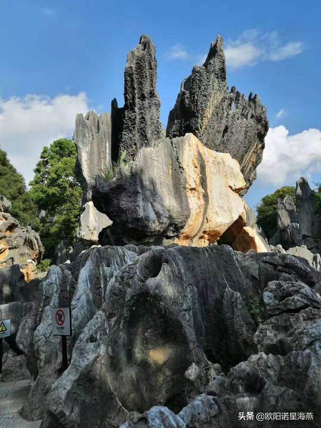 昆明石山旅游攻略路线， 昆明石山旅游攻略路线图