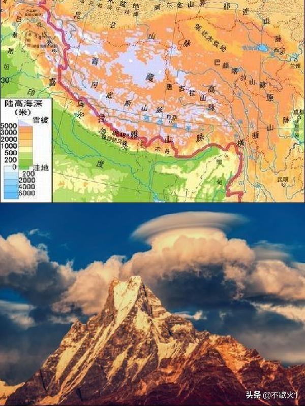 山脉地图（山脉别称？）
