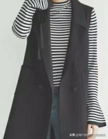 黑色的针织背心如何搭配(图8)