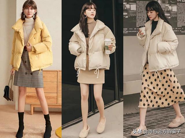 超短牛仔棉衣如何搭配衣服(图50)