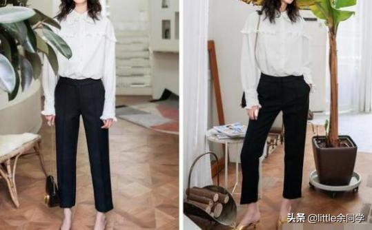 衬衣裙如何搭配裤子好看(图2)