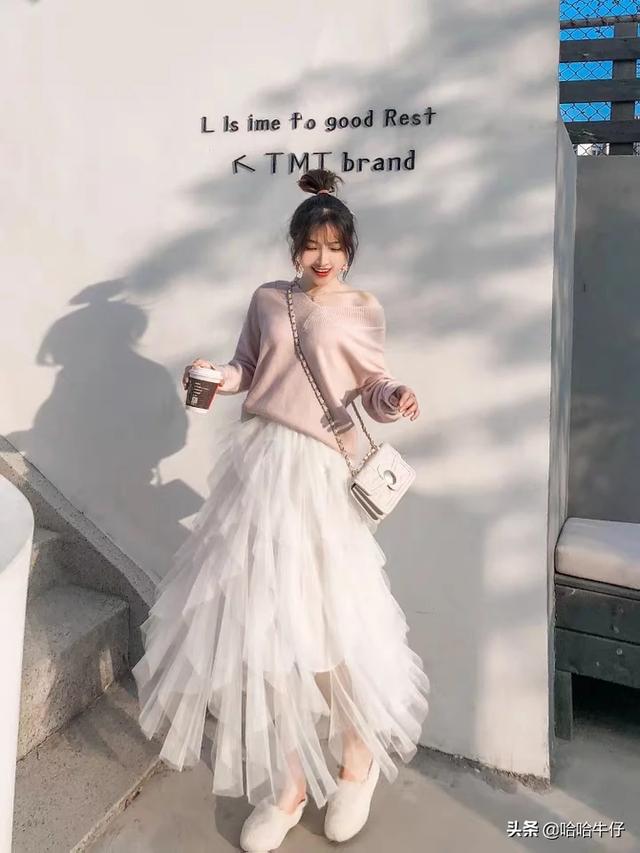 毛衣连衣纱裙怎么搭配(图1)