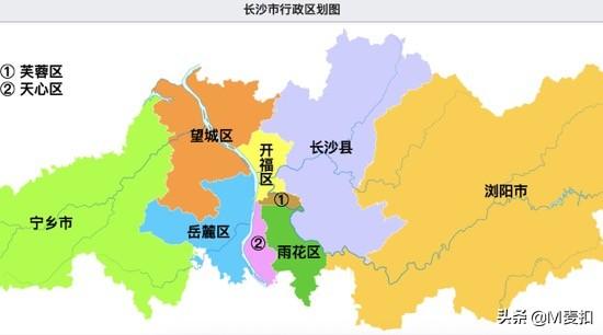 长沙市哪个区总面积最大