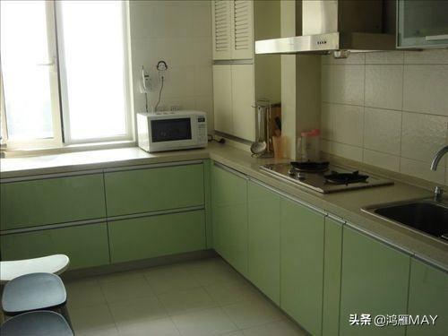 果绿色橱柜如何搭配台面(图14)