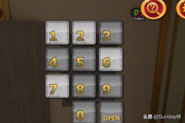 输入密码,逃脱成功