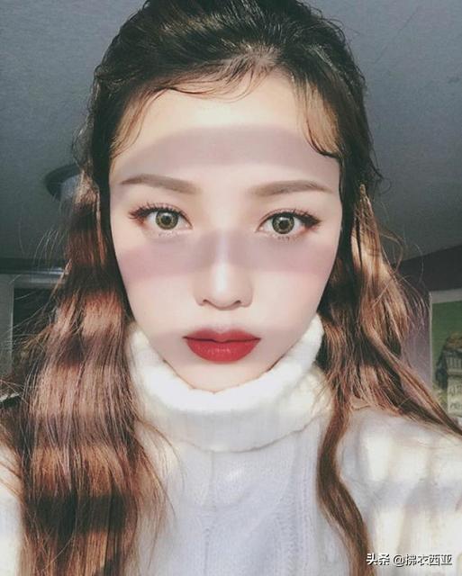 圆圆脸化妆技巧
