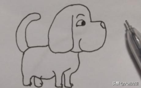 狗狗怎么画简笔画(图5)